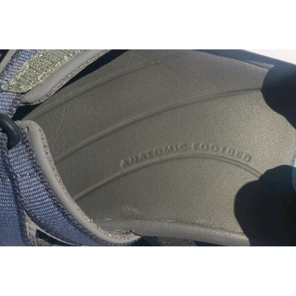 TEVA WOMEN'S SZ 8 SANDALS - BERING BLUE Tirra Sports Strappy Hiking Hook & Loop - Picture 11 of 13